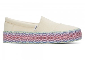 Toms Fenix Plattform Beige | 4863XJSIL