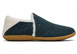 Toms India Faux Fur Grün | 2143DWHVZ