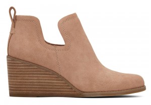 Toms Kallie Wildleder Wedge Braun | 2945ZUPHC