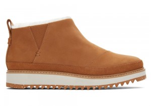 Toms Marlo Tan Wasser Resistant Faux Fur Braun | 1564SYUDC