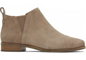 Toms Reese Taupe Wildleder Ankle Grau Braun Grau | 7834JMQYD