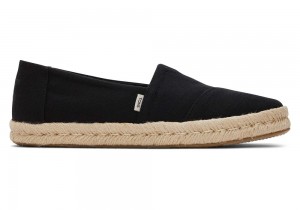 Toms Rope 2.0 Recycled Baumwoll Schwarz | 4672XPFTY