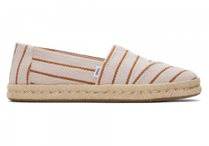 Toms Rope 2.0 Stripes Rosa | 6784CNEIZ