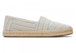 Toms Rope 2.0 Stripes Schwarz | 9560UACJZ