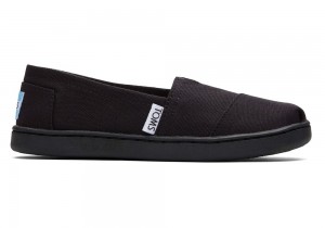 Toms Youth Canvas Kids Shoe Schwarz | 4215KWNCG