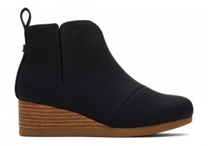 Toms Youth Clare Wedge Kids Schwarz | 5964JCAIK