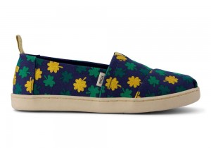 Toms Youth Lucky Shimmer Clovers Kids Shoe Blumen | 2386UMKXR