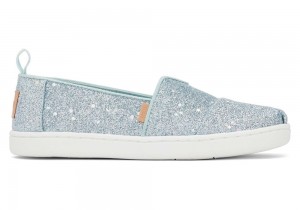 Toms Youth Mint Cosmic Glitter Kids Shoe Mintfarben | 5647FLJNU