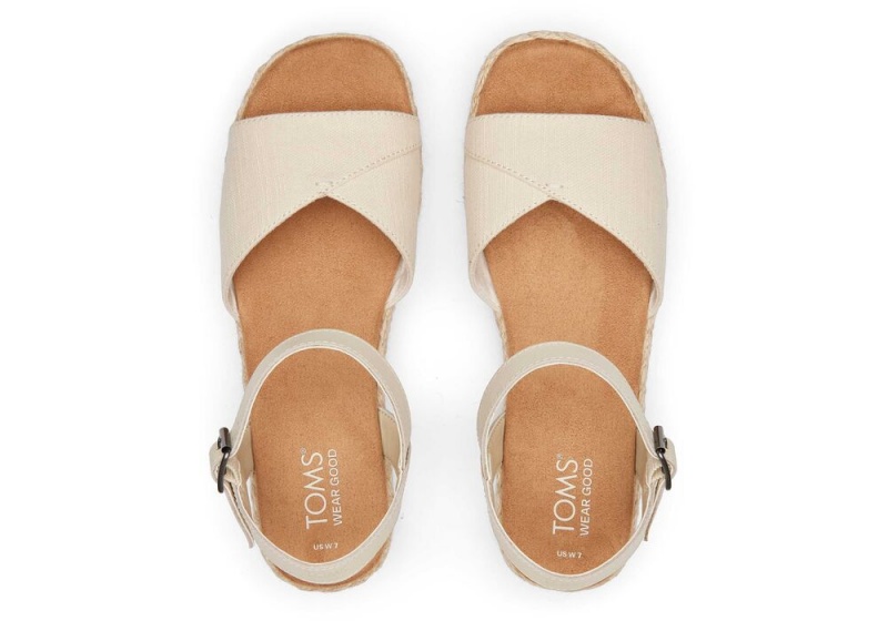 Toms Abby Flatform Beige | 3612GOBVN