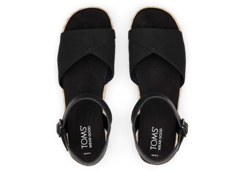 Toms Abby Flatform Schwarz | 3685GHYXE