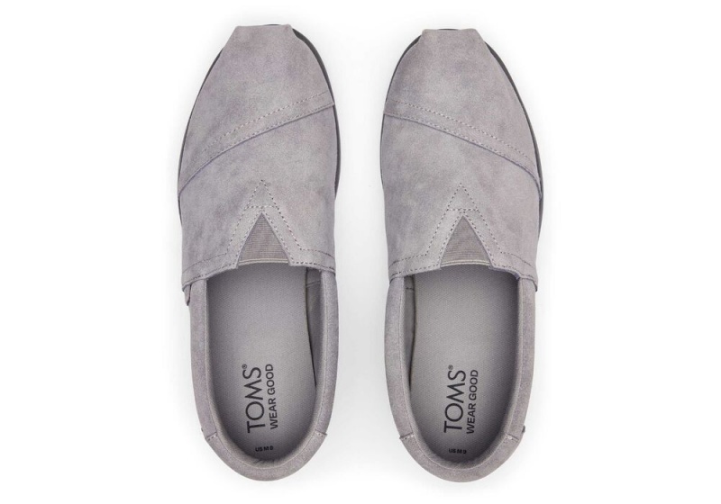 Toms Alp Fwd Distressed Wildleder Grau | 4561FWDZK