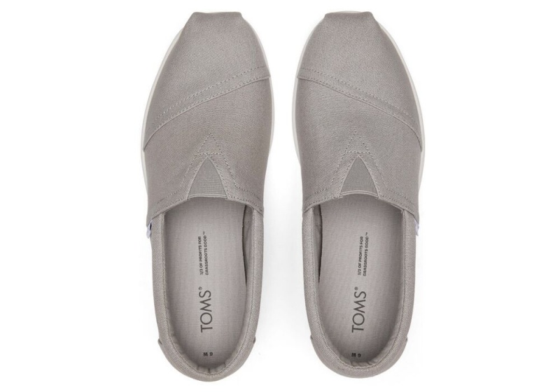 Toms Alp Fwd Recycled Baumwoll Canvas Grau | 4803RFZPX