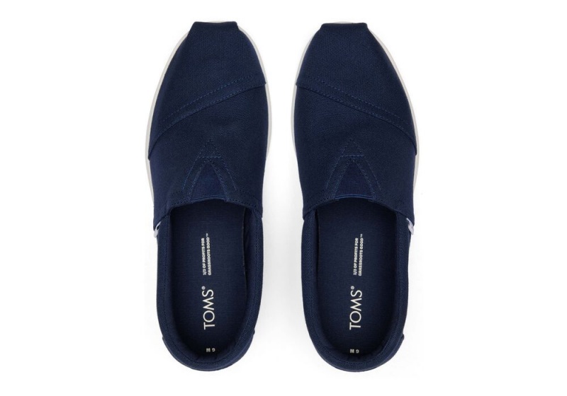 Toms Alp Fwd Recycled Baumwoll Canvas Navy | 4207EATQK