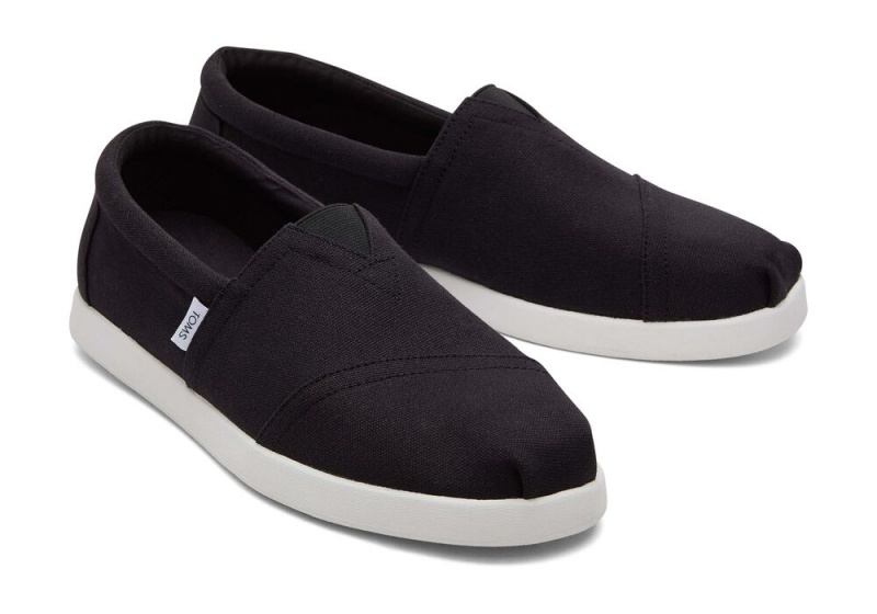 Toms Alp Fwd Recycled Baumwoll Canvas Schwarz | 0945QGFXD