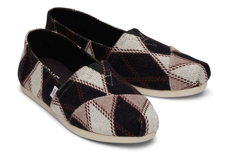 Toms Argyle Knit Schwarz | 7104LMBRO