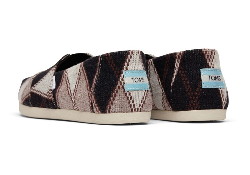 Toms Argyle Knit Schwarz | 7104LMBRO