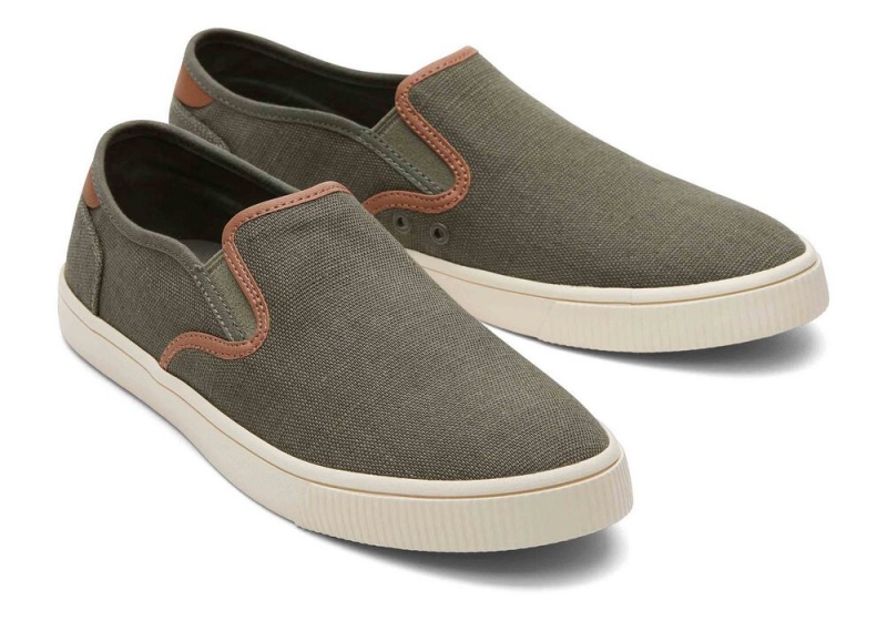 Toms Baja Olive Synthetik Trim Olivgrün | 1520ZKVAC