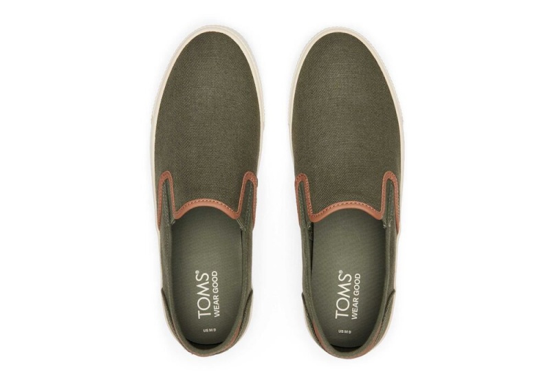 Toms Baja Olive Synthetik Trim Olivgrün | 1520ZKVAC