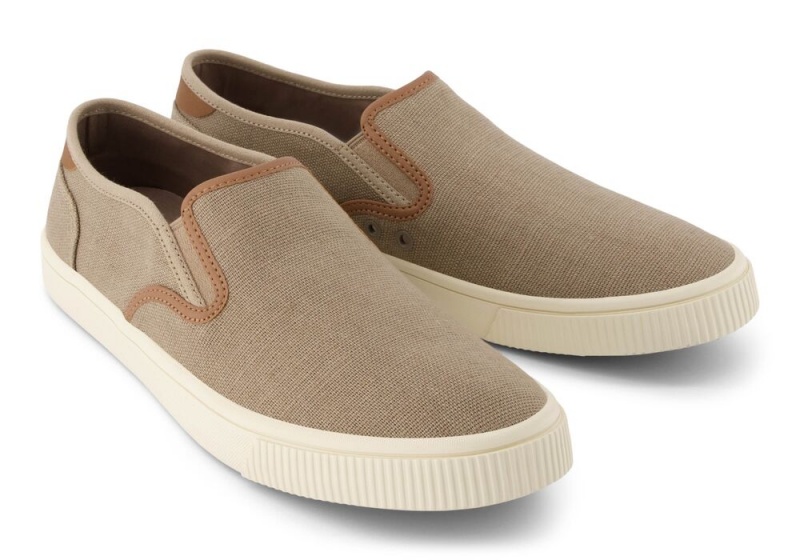 Toms Baja Taupe Synthetik Trim Tiefesgrau | 6428UROHK