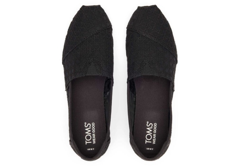 Toms Basket Weave Spitze Schwarz | 6089COLPR