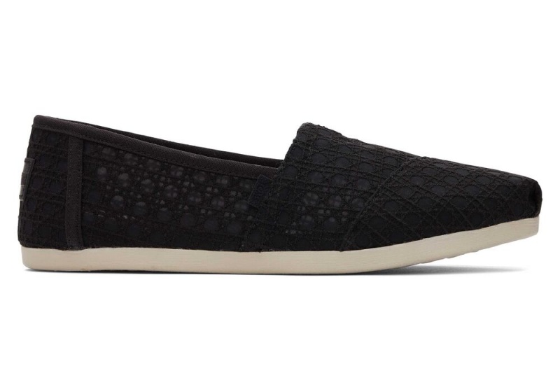 Toms Basket Weave Spitze Schwarz | 6089COLPR