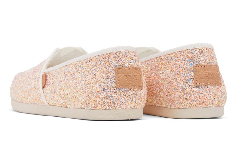 Toms Beige Chunky Glitter Beige | 6187GDRYJ