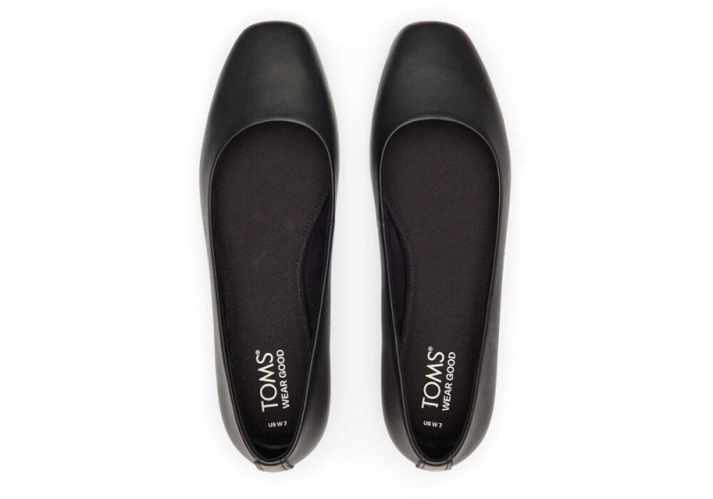 Toms Briella Leder Schwarz | 7120TUFRV