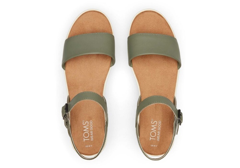 Toms Brynn Vetiver Leder Grün | 1728KEBTL