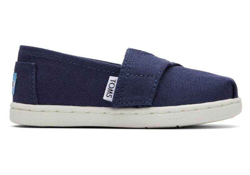 Toms Canvas Toddler Shoe Navy | 8523VDLIS