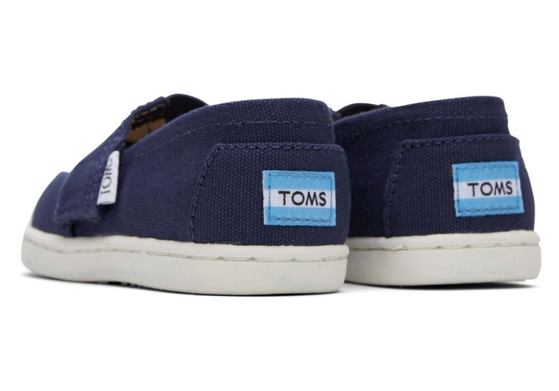 Toms Canvas Toddler Shoe Navy | 8523VDLIS