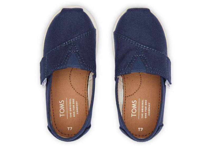 Toms Canvas Toddler Shoe Navy | 8523VDLIS