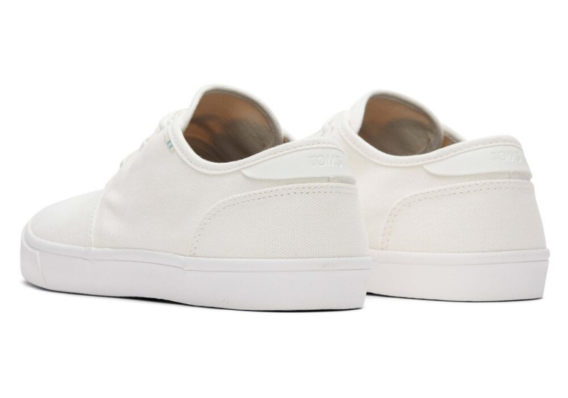 Toms Carlo White Canvas Spitze-Up Weiß | 4175OZEGS