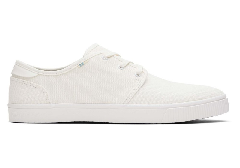 Toms Carlo White Canvas Spitze-Up Weiß | 4175OZEGS