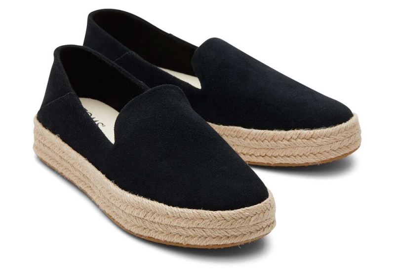 Toms Carolina Wildleder Schwarz | 0841LQJOU