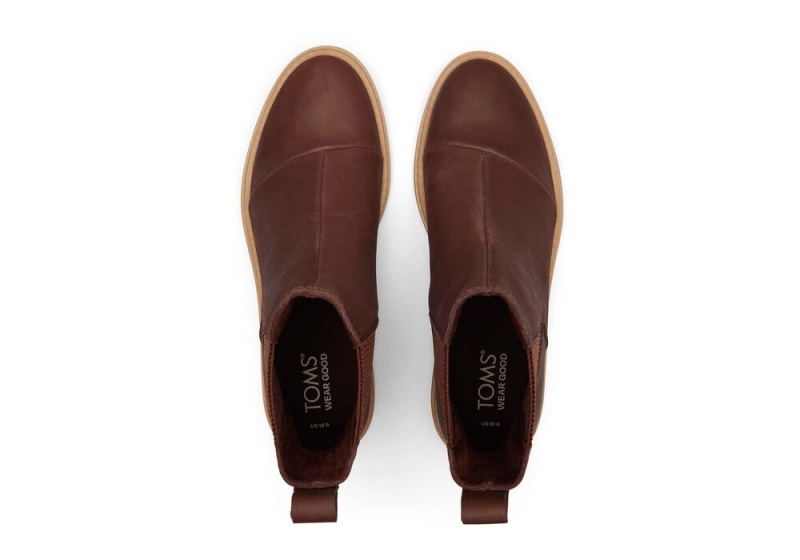 Toms Charlie Chestnut Leder Braun | 9380VMCKX