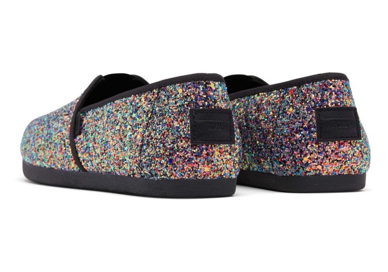 Toms Chunky Glitter Schwarz | 9783WCJIU