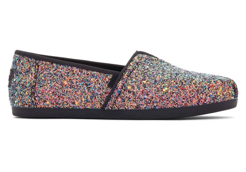 Toms Chunky Glitter Schwarz | 9783WCJIU