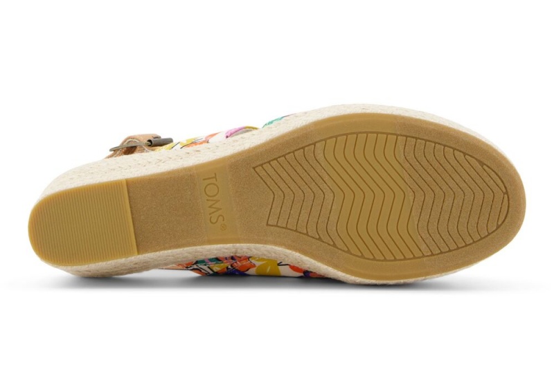 Toms Claudine Painted Floral Blumen | 4907TUGQS