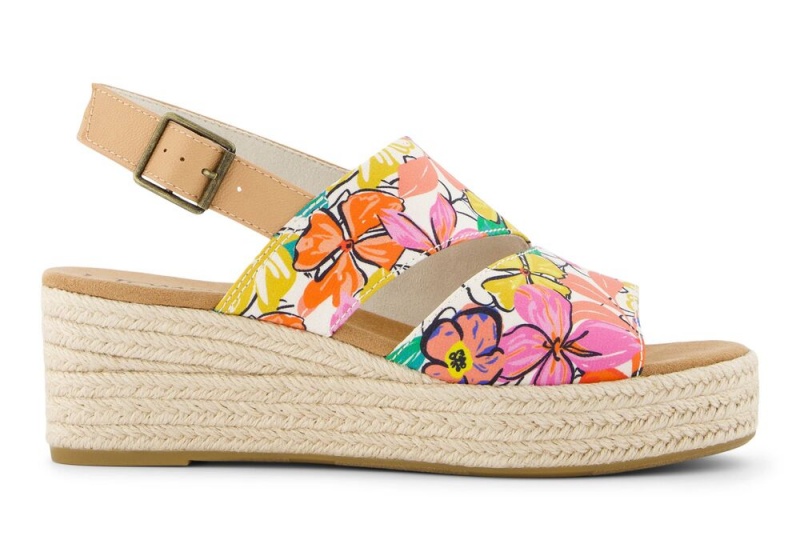 Toms Claudine Painted Floral Blumen | 4907TUGQS