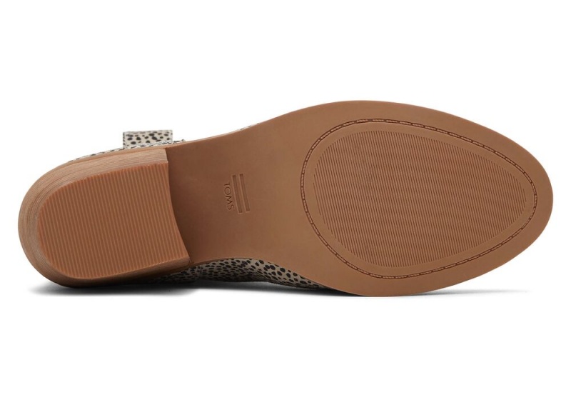 Toms Constance Mini Cheetah Wildleder Absatz Mehrfarbig | 3106EIYNM