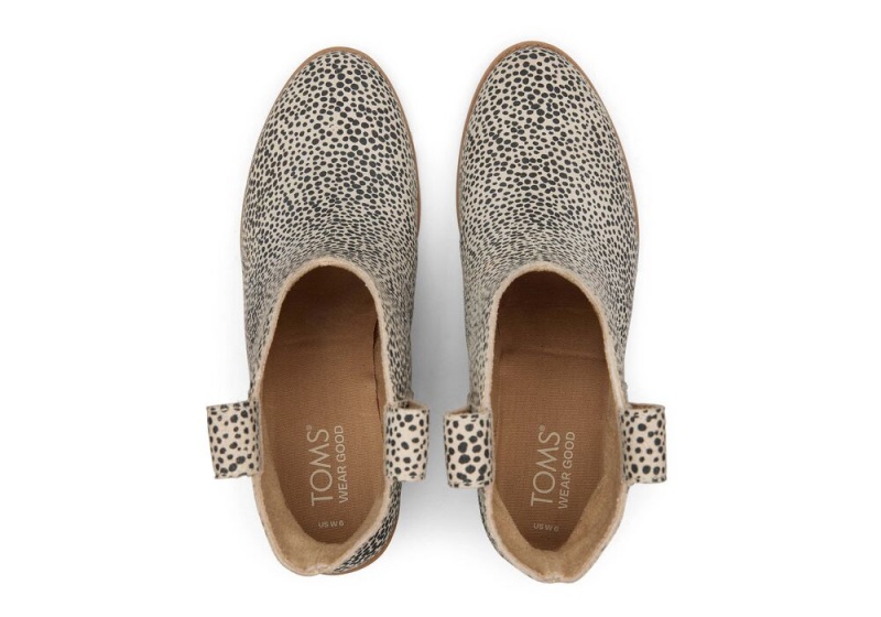 Toms Constance Mini Cheetah Wildleder Absatz Mehrfarbig | 3106EIYNM