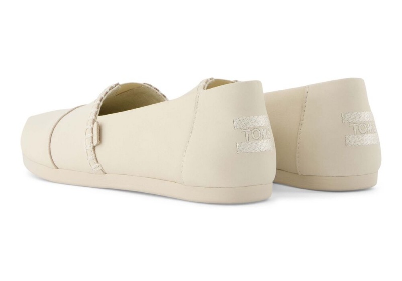 Toms Cream Leder Weiß Rosa | 8452EKIVB