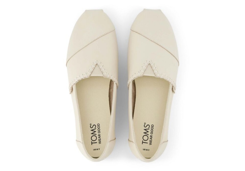 Toms Cream Leder Weiß Rosa | 8452EKIVB