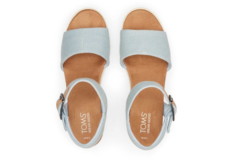 Toms Diana Denim Blau | 0238ZYBHQ