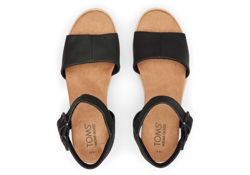 Toms Diana Leder Schwarz | 8930XNAEY