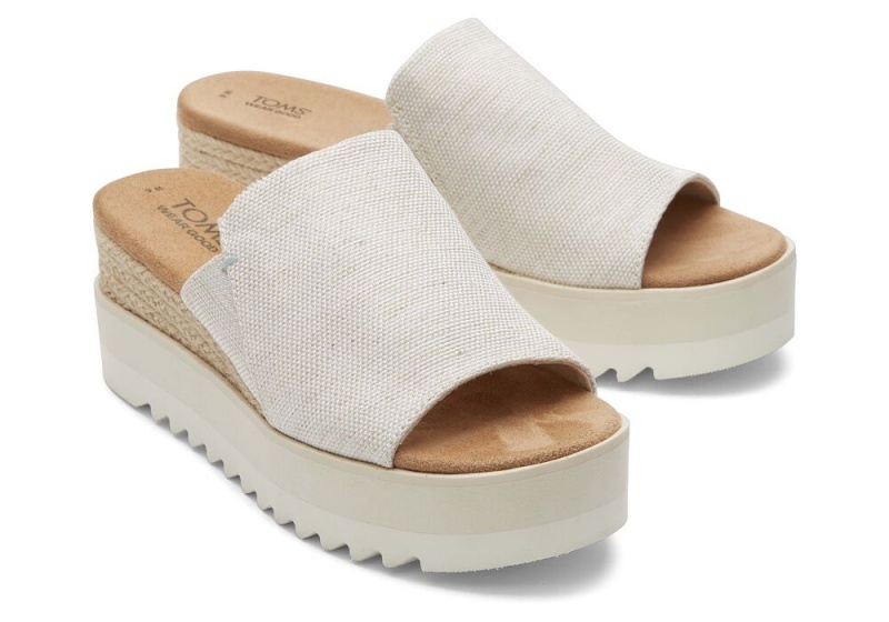 Toms Diana Mule Weite Beige | 1864KZMRL