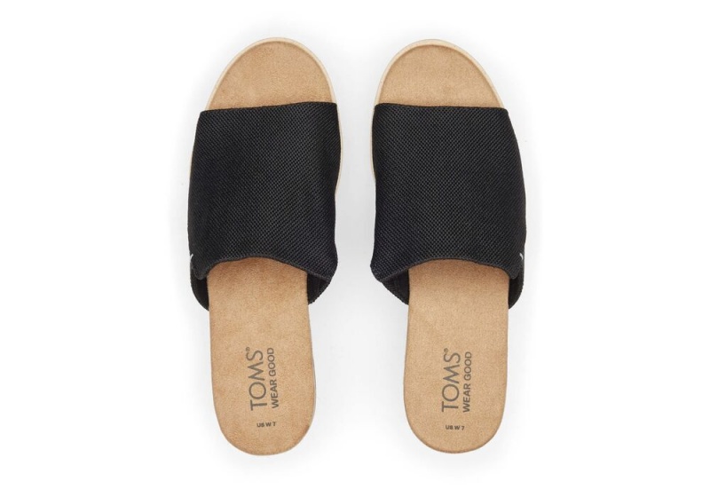 Toms Diana Mule Weite Schwarz | 2817ZFVPW