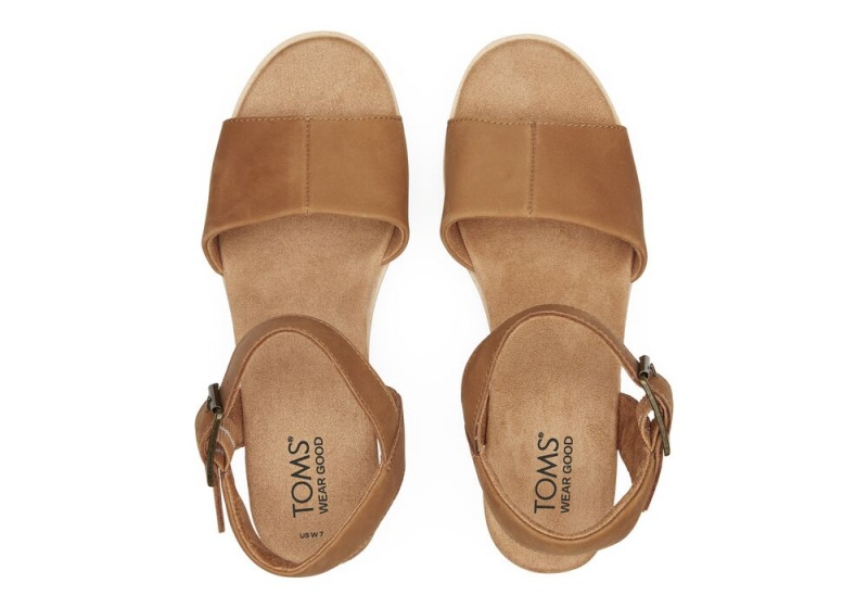 Toms Diana Tan Leder Braun | 0768BVIYW