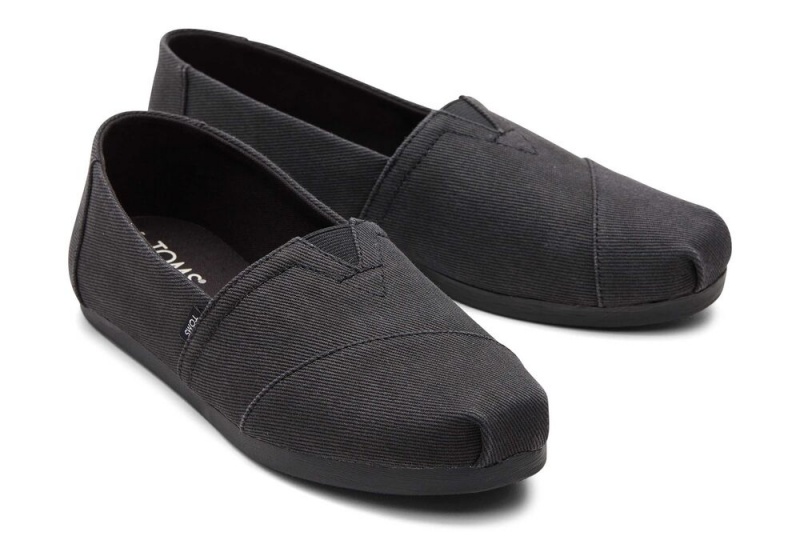 Toms Distressed Twill Schwarz | 7203PGCVJ