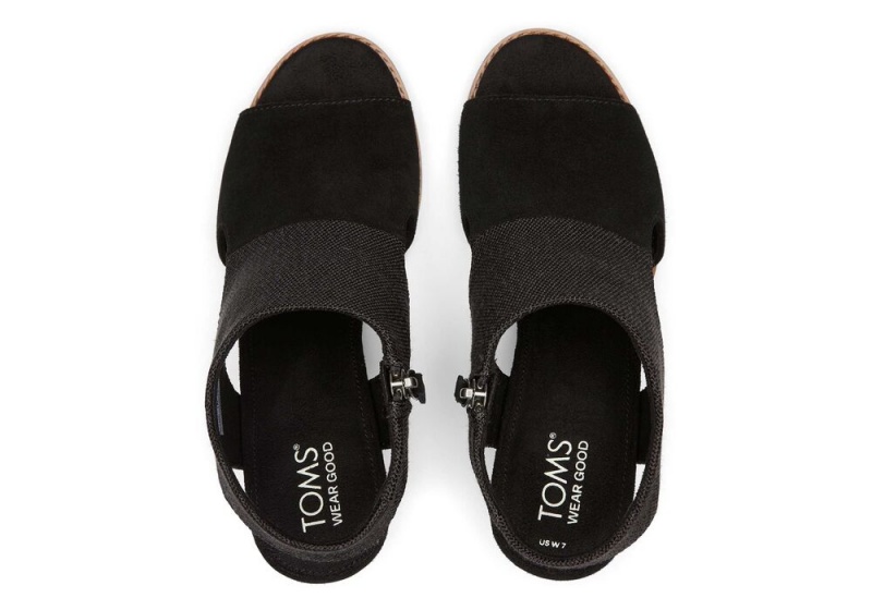 Toms Eliana Wildleder Schwarz | 7318EZHTR